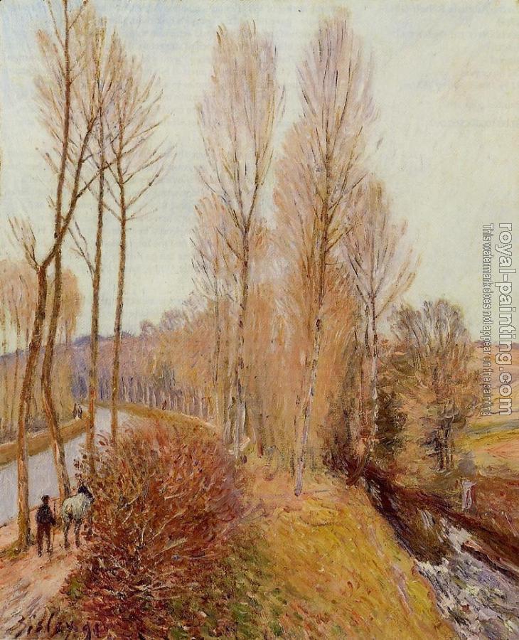 Alfred Sisley : Path along the Loing Canal